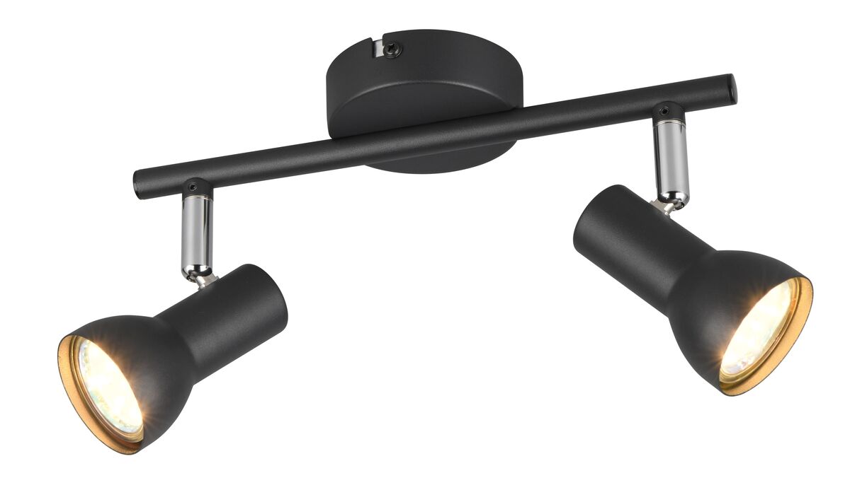 Trio RL Cantar spottivalaisin 2-os GU10 mattamusta